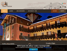 Tablet Screenshot of hotelfirenzefanano.com